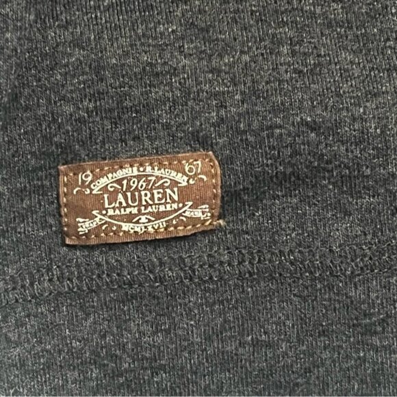 Lauren Ralph Lauren Equestrian Elbow Patch Top XL Fits S/M - Picture 7 of 10